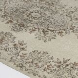 Grey Oushak Area Rug