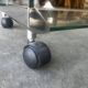 Gallotti & radice vintage glass bar cart and side table