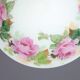 Vintage Glass Chandelier with Floral Decorations, Gallè Style, 1960