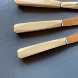 Box of 24 stainless and bakelite knives