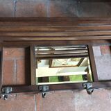 Coat hanger with mirror