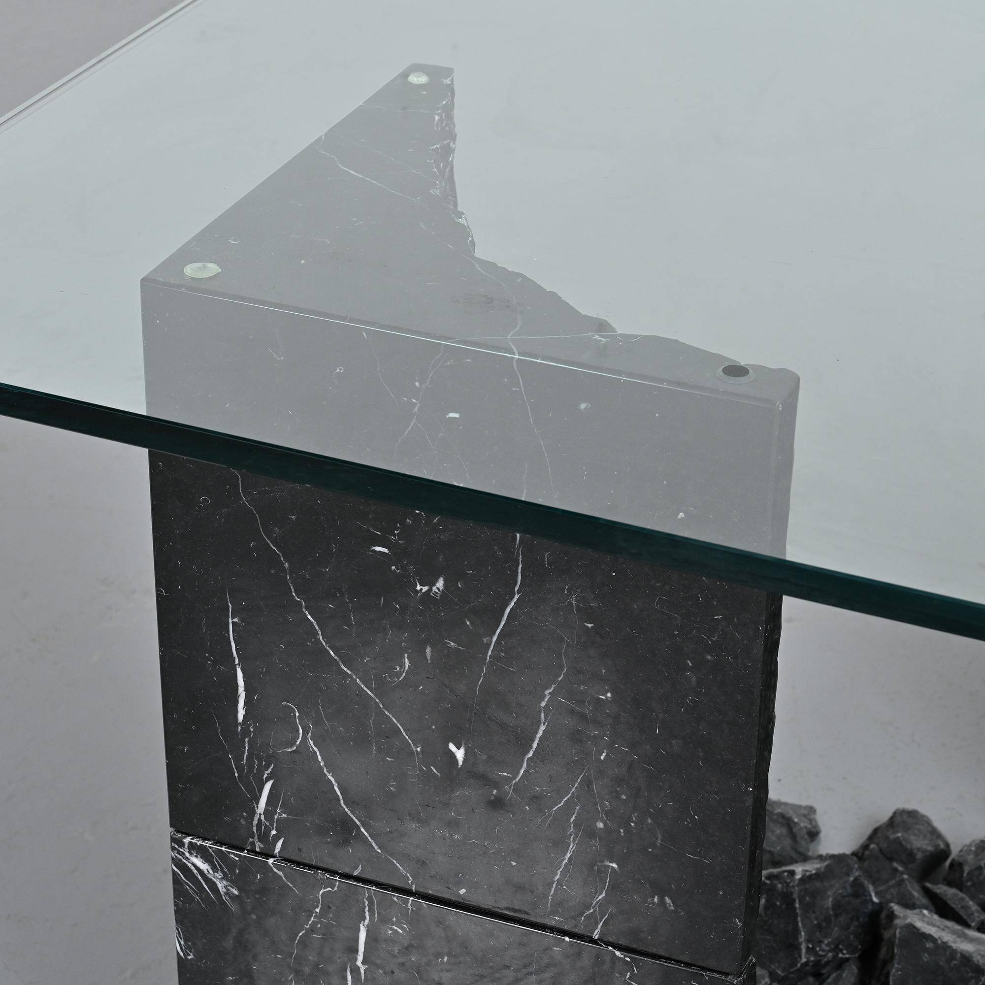 Table "Carrara Quarry" by James Wines for Castigliani, Italy, 1989