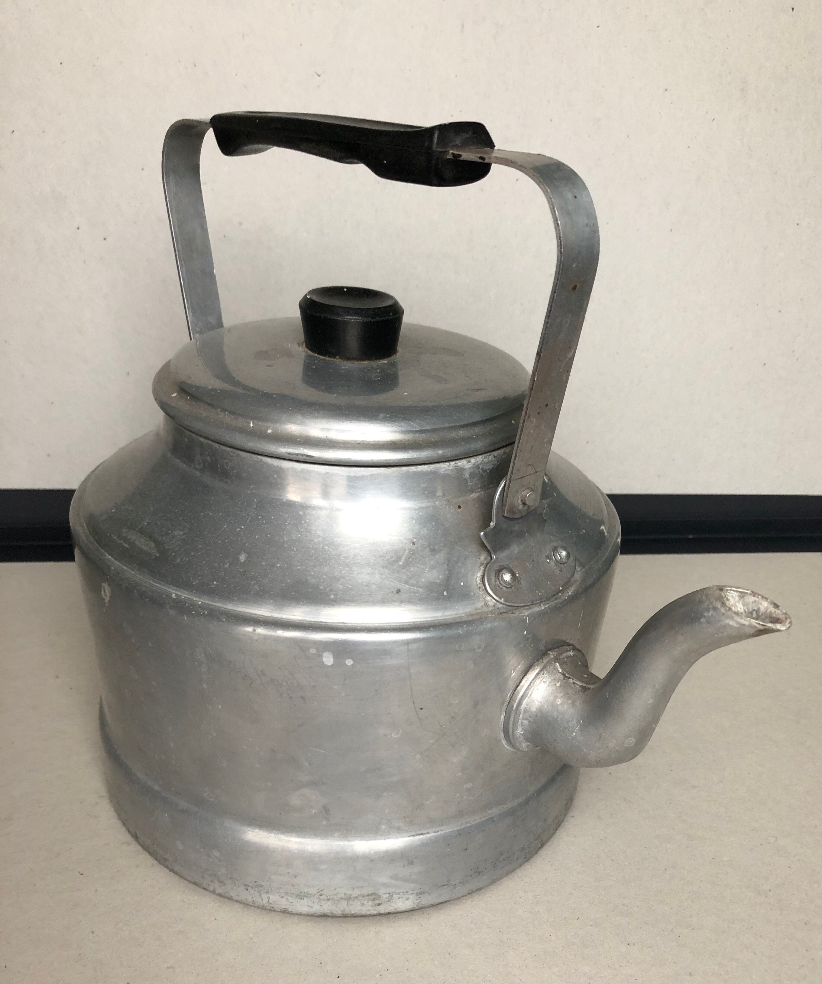Vintage aluminum kettle