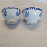 Lot of 2 Giens earthenware cups