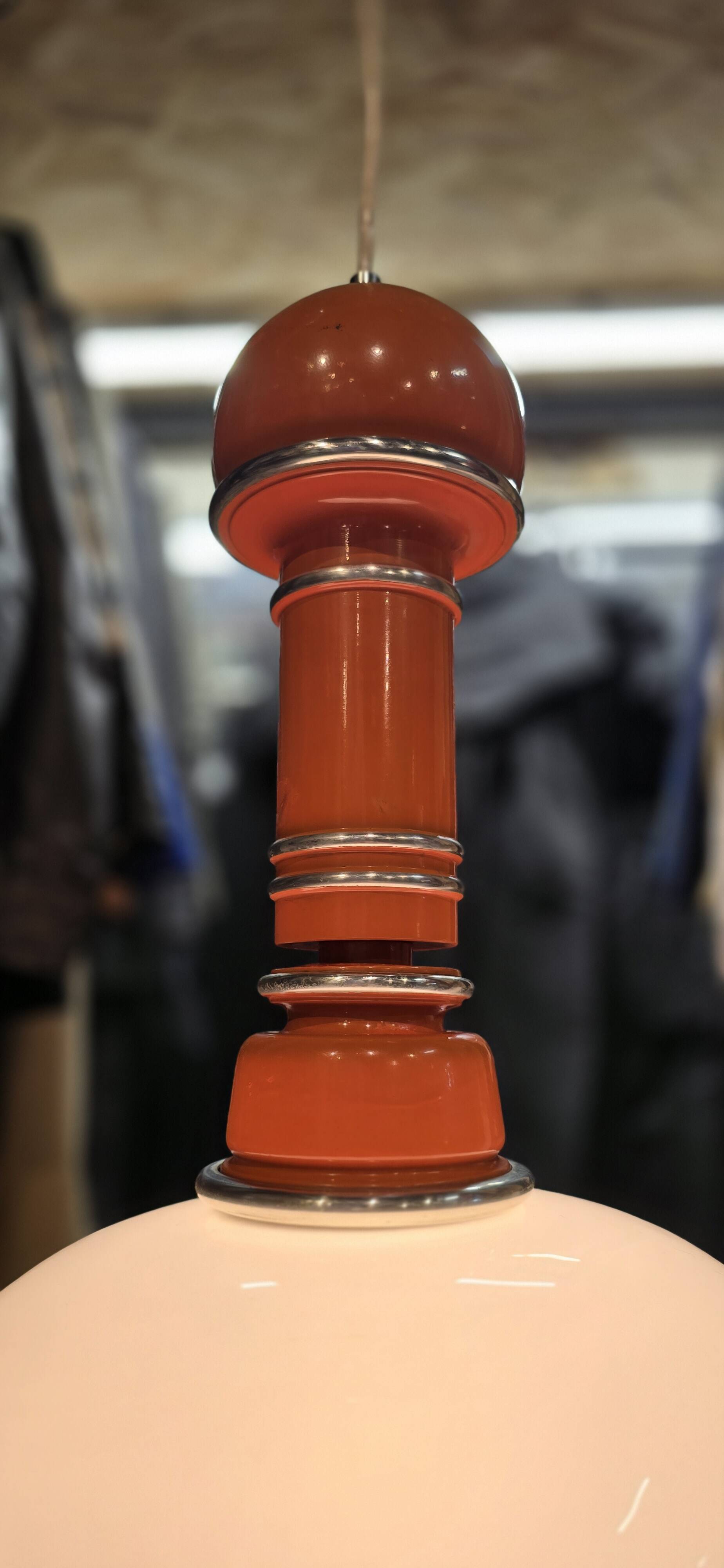 Vintage hanging chandelier 1970