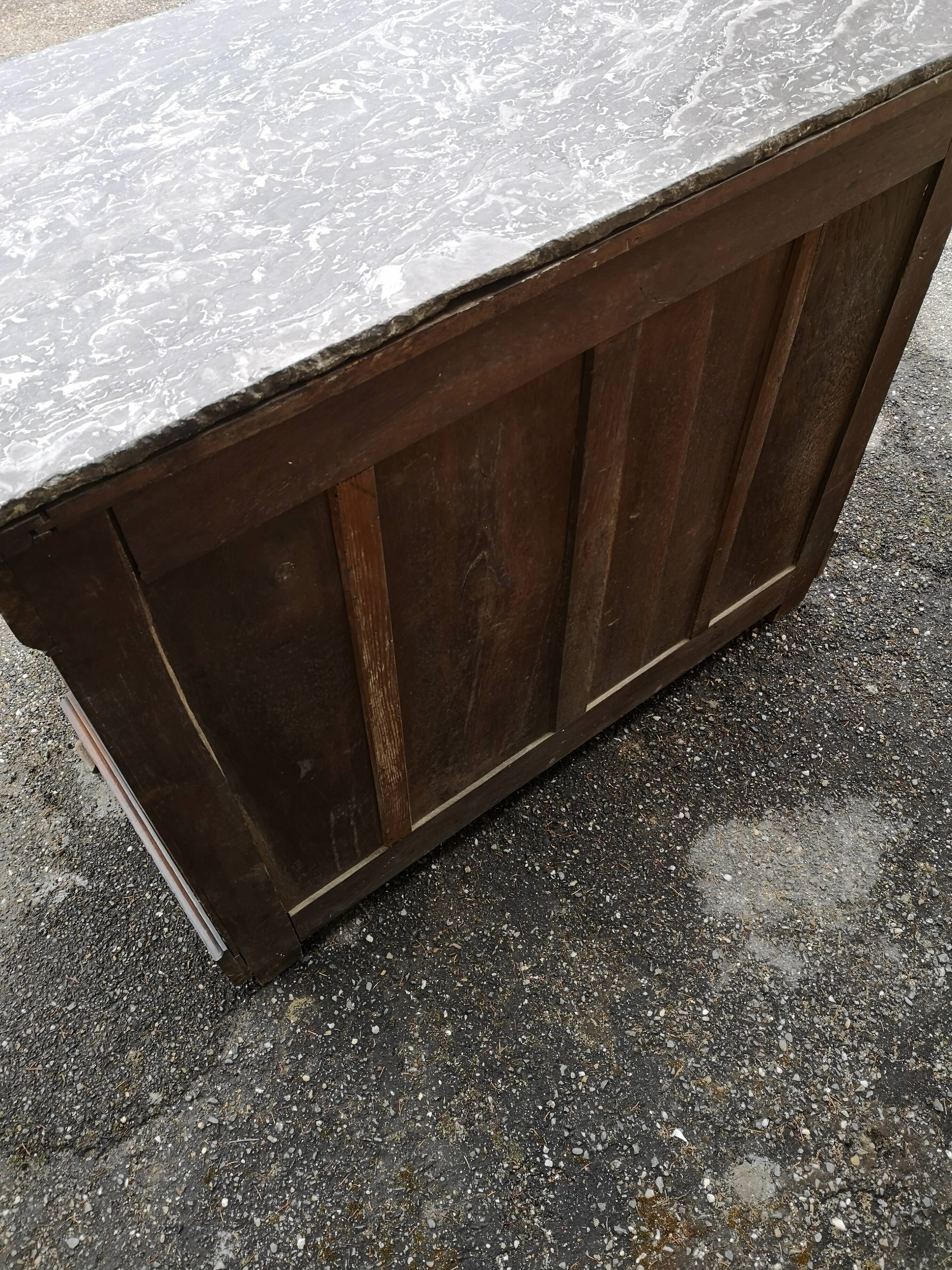 Louis Philippe burl walnut chest of drawers