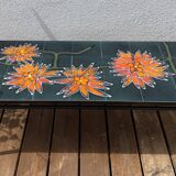 Coffee table with ceramic tile top