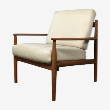 Danish mid-century 118 armchair by Grete Jalk for France & Son, 1950