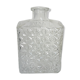 Carved glass decanter registered model made in France""
