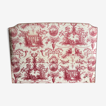 Tête de lit en tissu Toile de Jouy