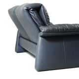 2-seater Leather Sofa Lugano by Erpo Int., Design 1985