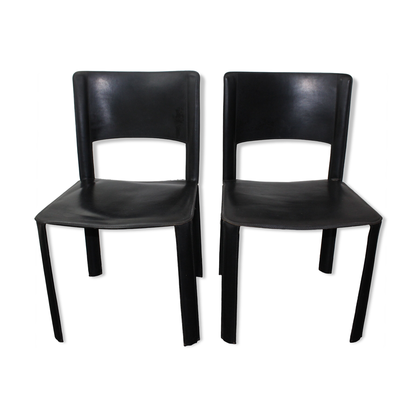 Leather chairs design italy Giancarlo Vegni