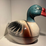 Zoomorphic terrine signed by Michel Caugant