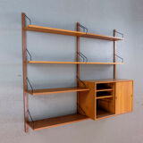 Poul Cadovius Royal System teak wall shelf, 1950s