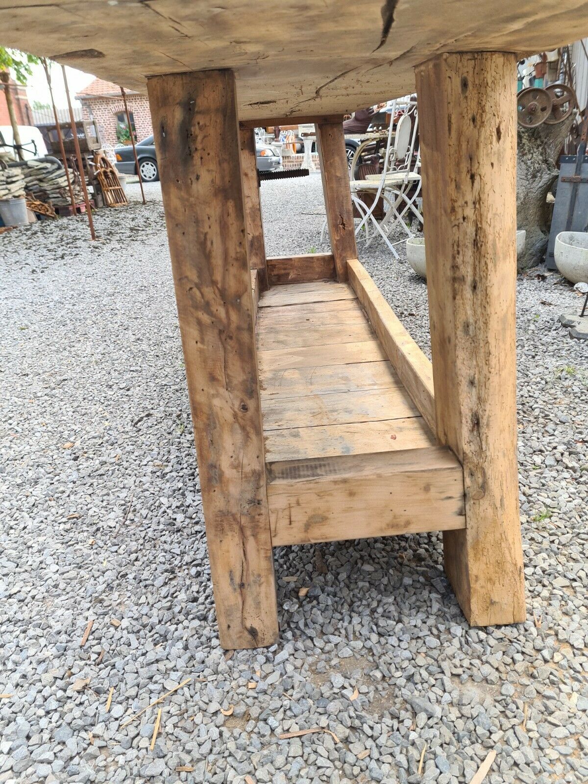 wooden cabinetmaker's workbench
