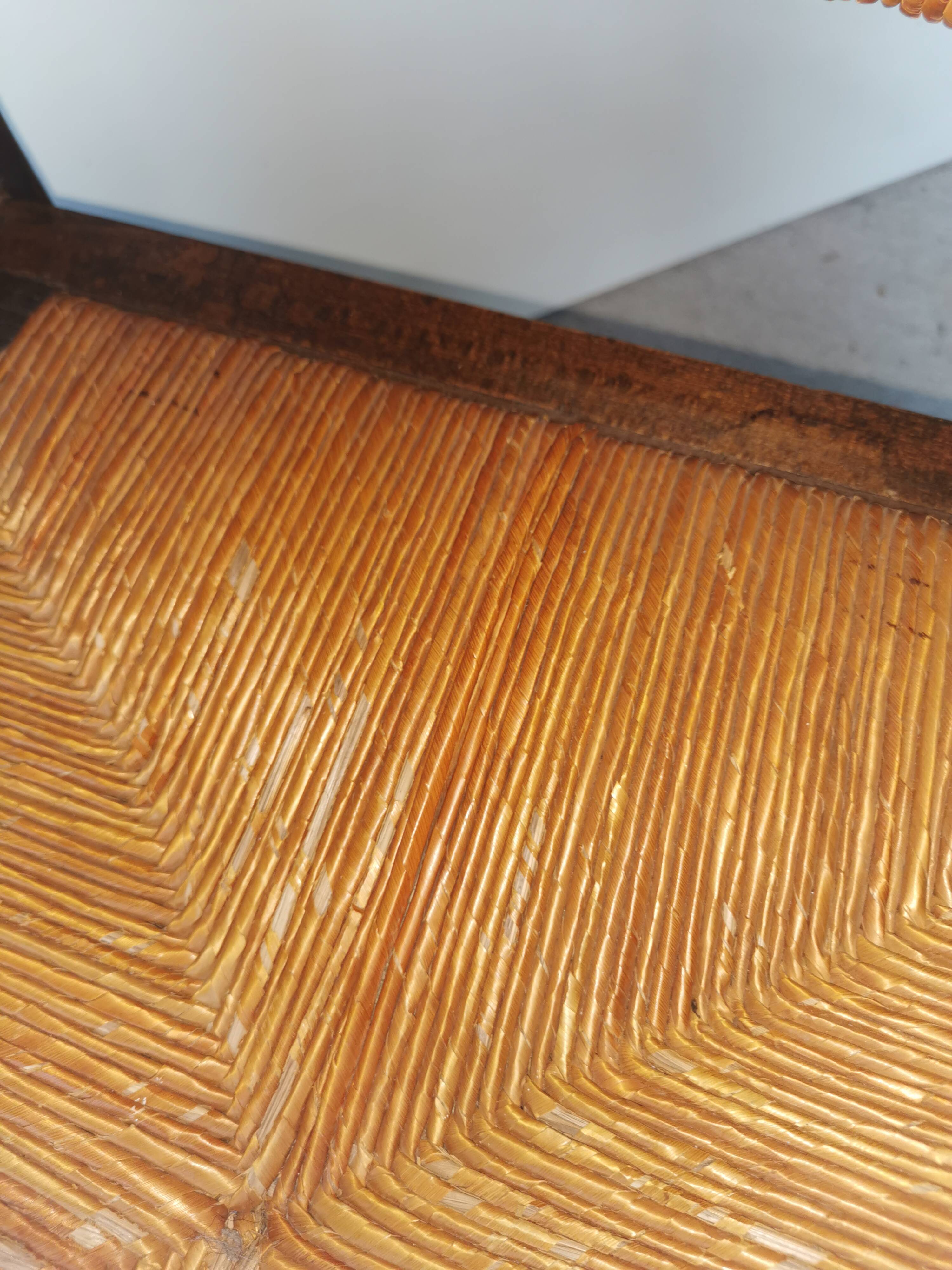 Vintage brutalist armchair