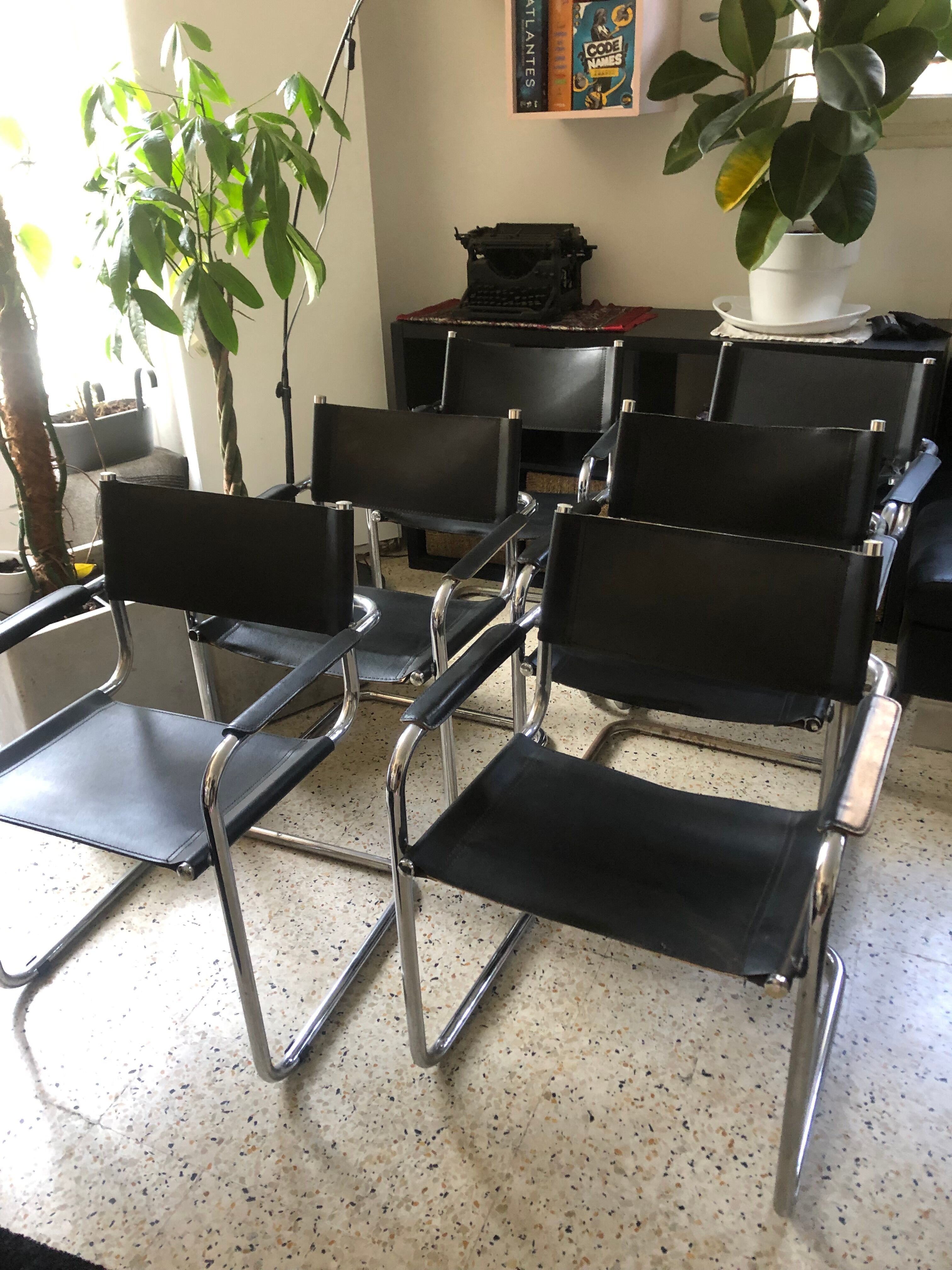 Set of 6 armchairs
