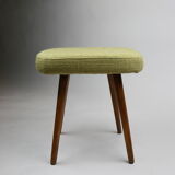 Vintage yellow stool, 1970