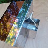 Wall lamp in smoked plexiglas by jocelyne trocmé model "disco"