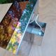 Wall lamp in smoked plexiglas by jocelyne trocmé model "disco"