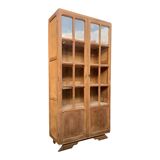 Art Deco Parisian glass-fronted wardrobe, demountable