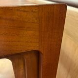 Danish teak nesting tables from Java, 1960s