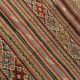 Kilim vintage tons rouges et bruns, motifs ethniques anatoliens, 156x244 Cm
