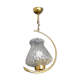 Lamp applies vintage brass wall 50