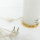 Lamp base in white opaline glass, Uno & Östen Kristiansson for Luxus Su