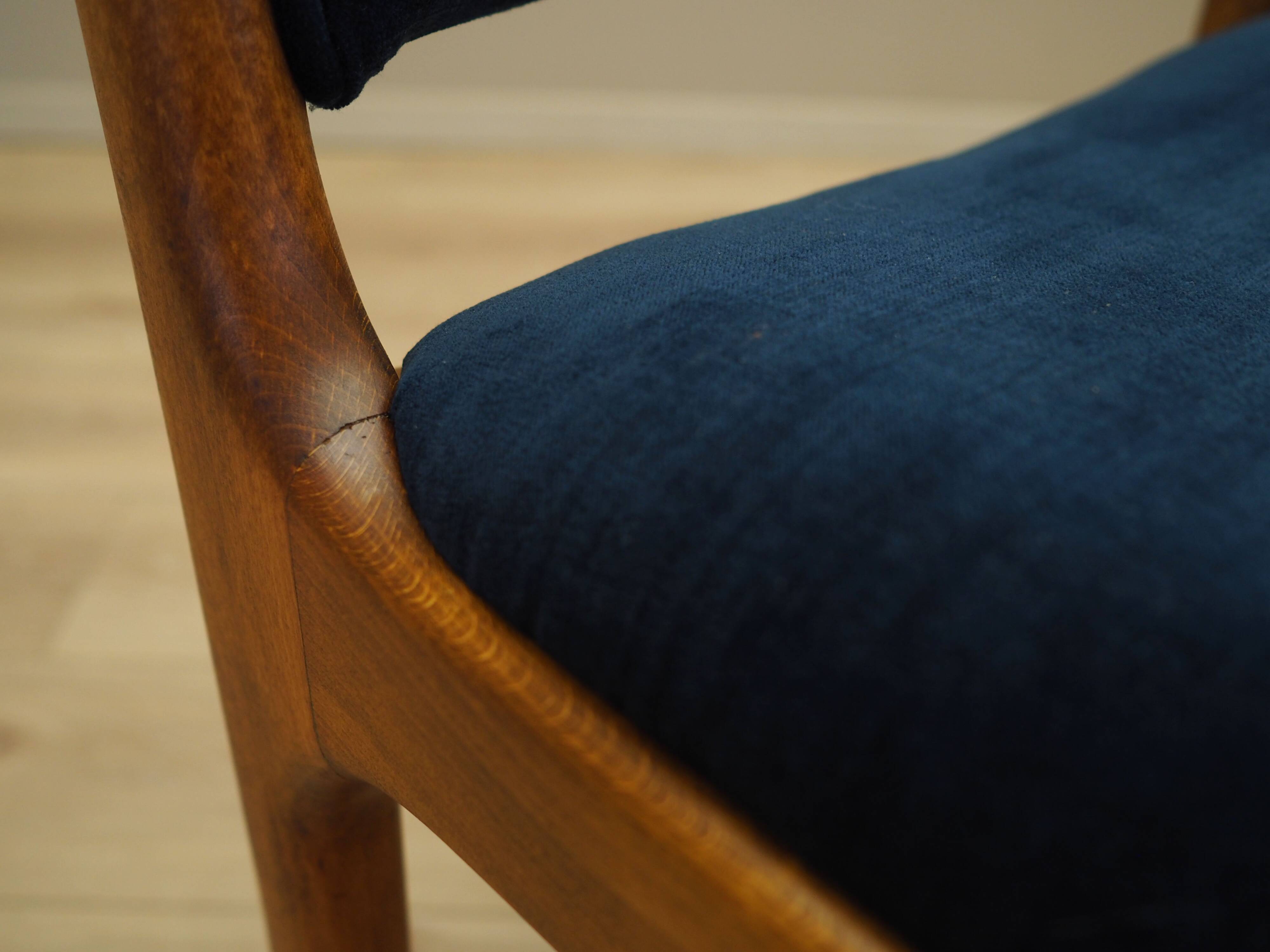 Set of four beech chairs, Danish design, 1950s, designer: Holger Jacobsen,