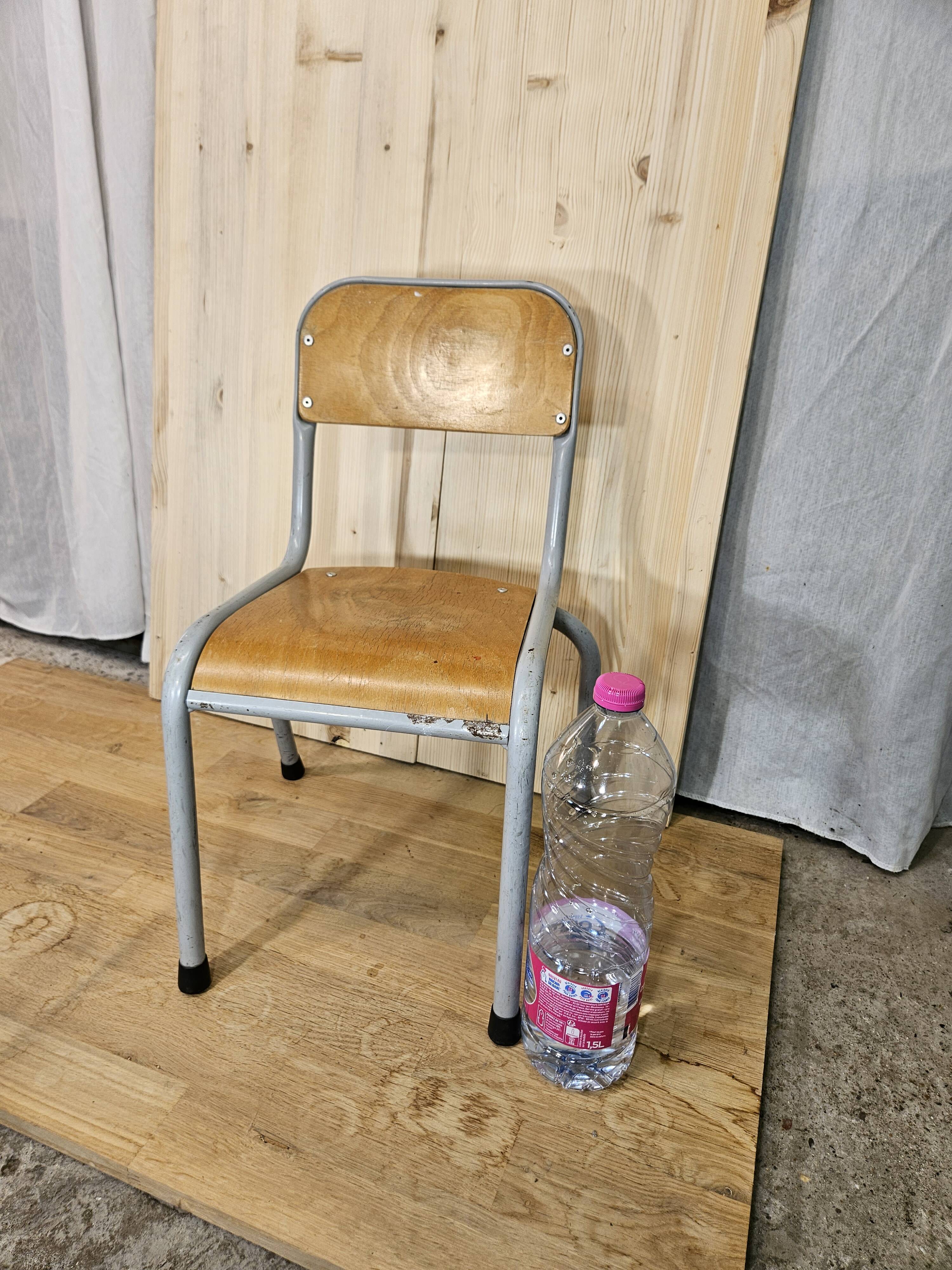 Chaise écolier/ chaise enfant 1970