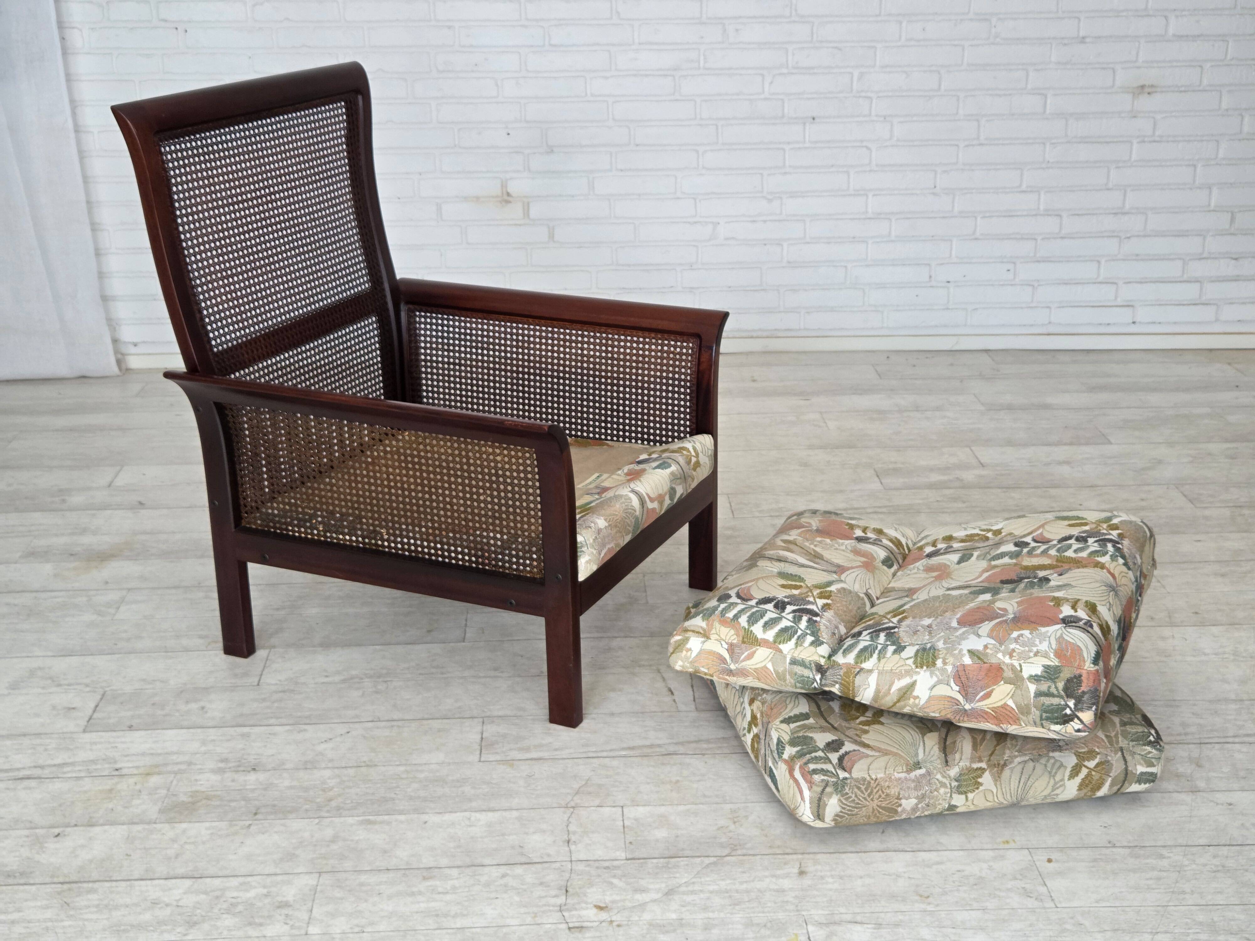 1970s, Swedish highback armchair by Arne Norell.