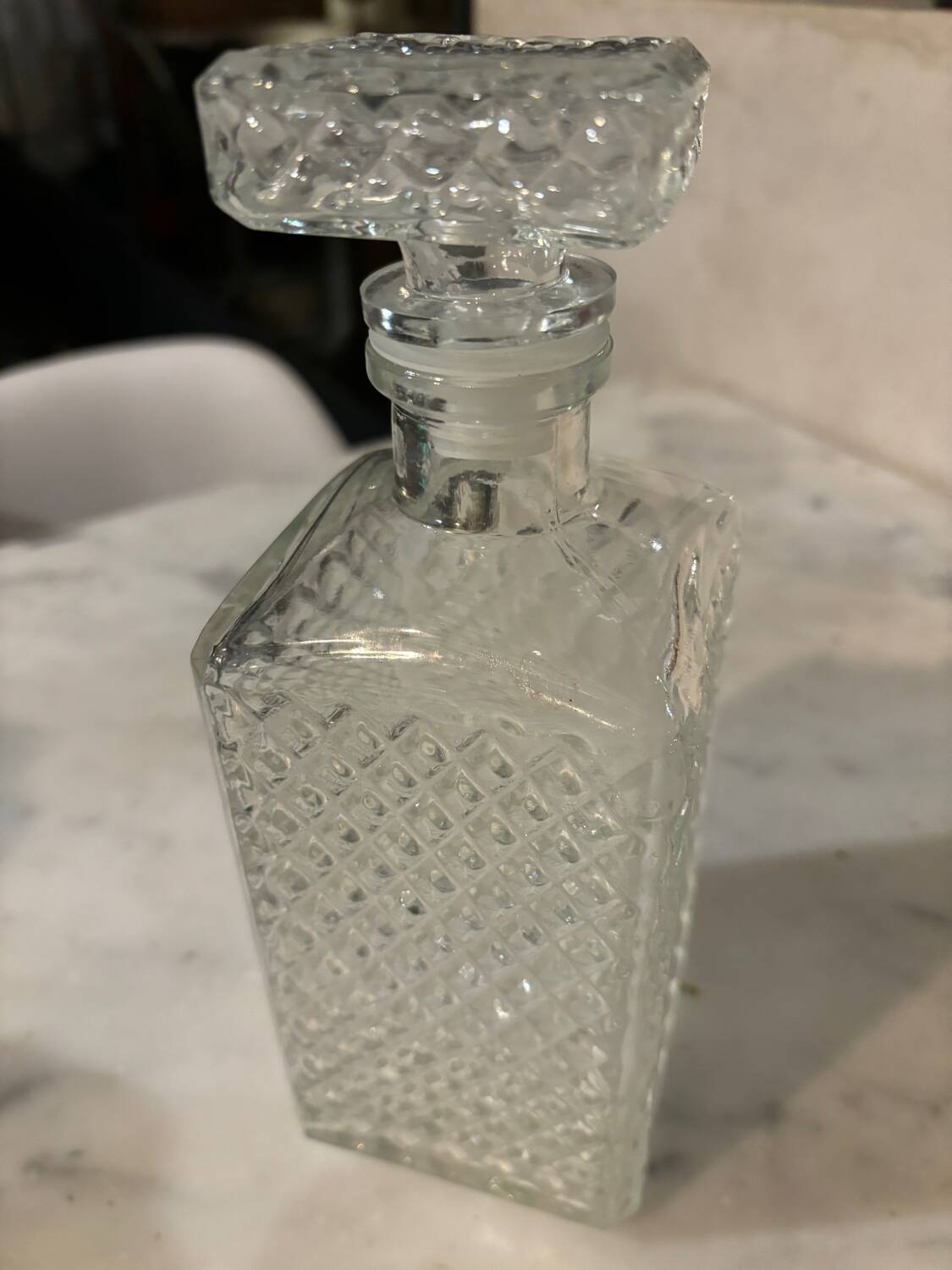 Vintage whiskey decanter