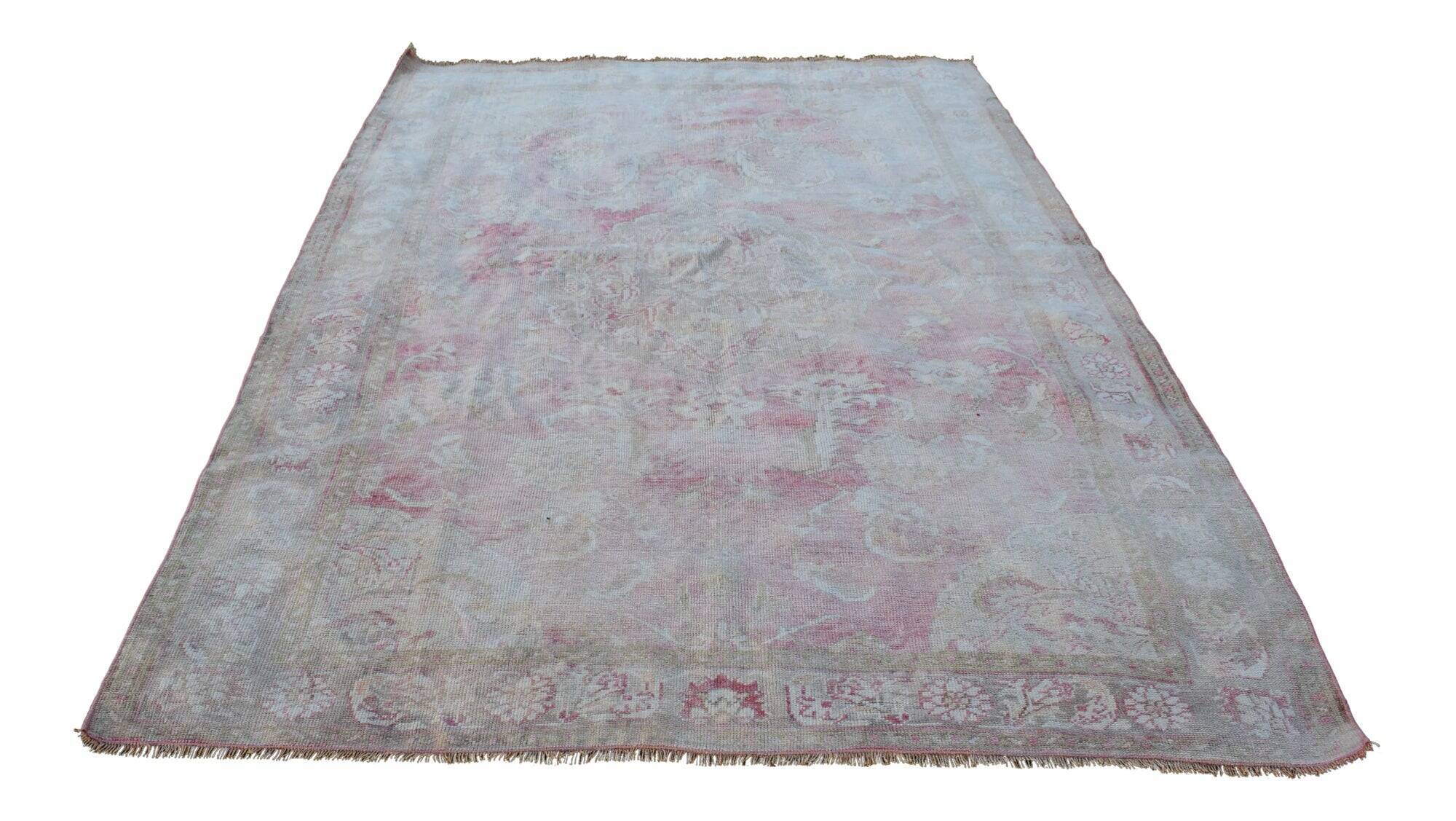Vintage Turkish rug handmade 190x270 cm
