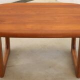 Holstebro vintage deense teak salontafel 'Oksby'
