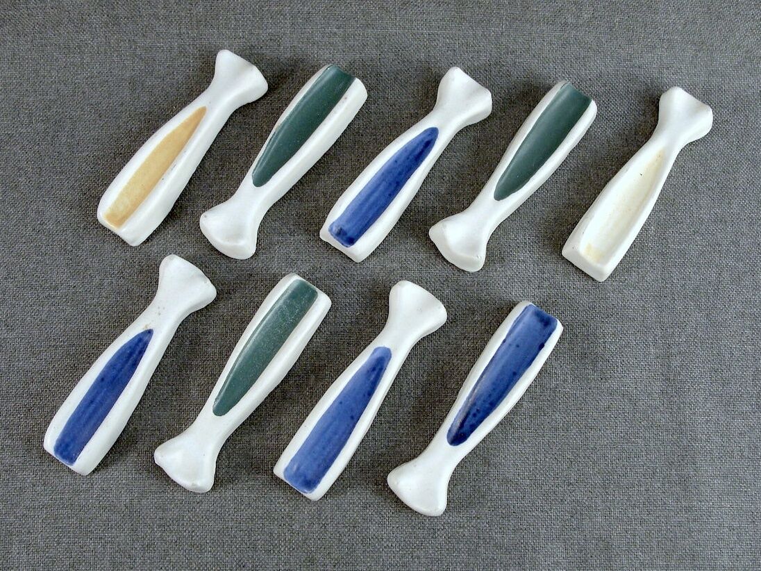Vintage ceramic knife holders