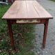 Oak and chestnut farm table