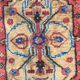 Tapis ancien d’orient sinkiang fait main 68x139 cm