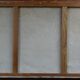 Huile sur toile Paysage animé bord de lac au crépuscule 120 x 60 cm signé Rogiez