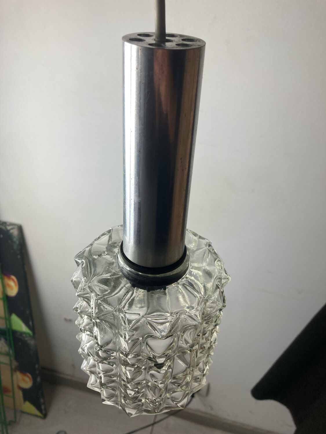 Vintage tube pendant light