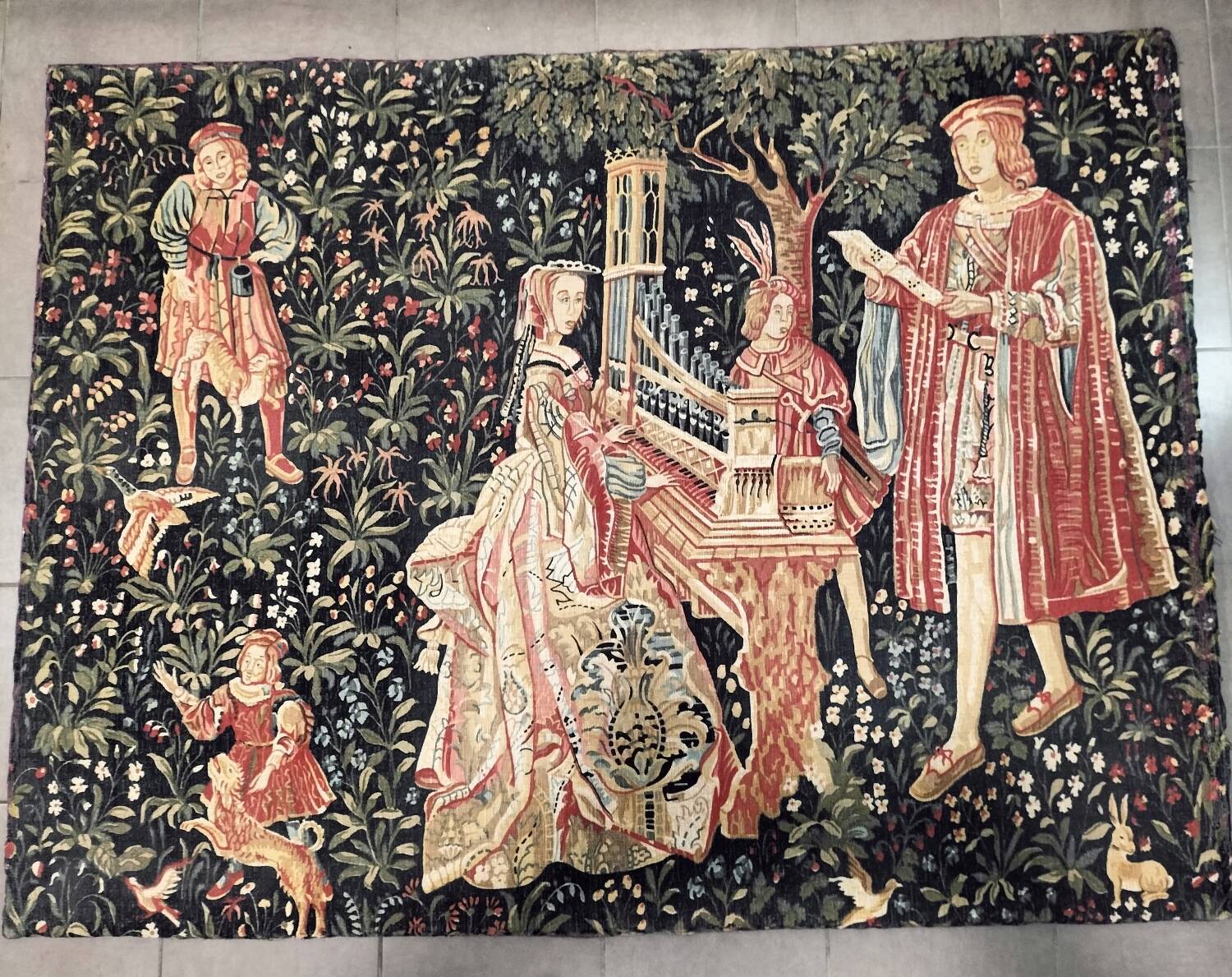 French wall tapestry