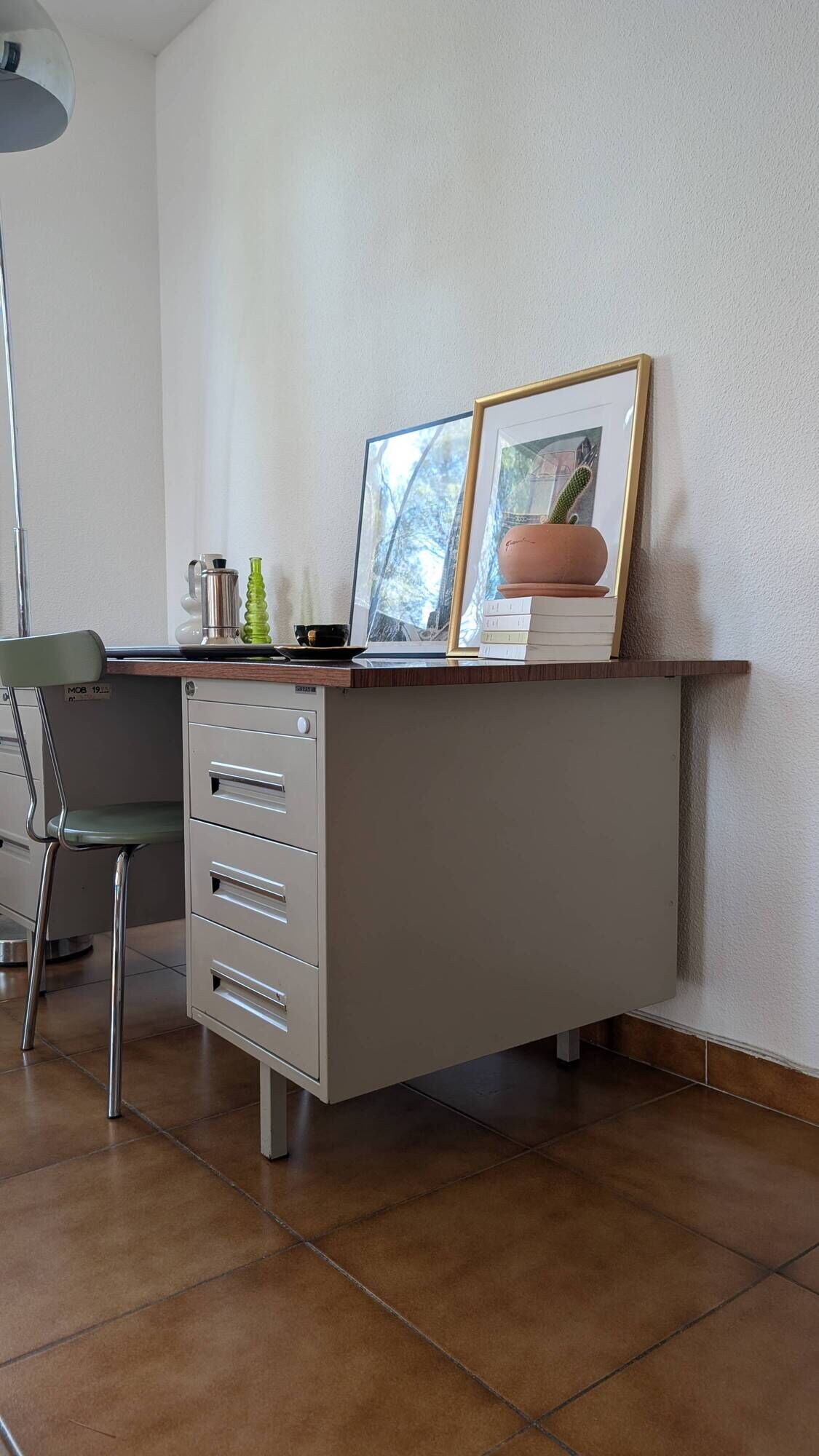 Industrial desk sansen from the 1970s.