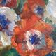 Victor Ferreri's bouquet of anemones oil on panel