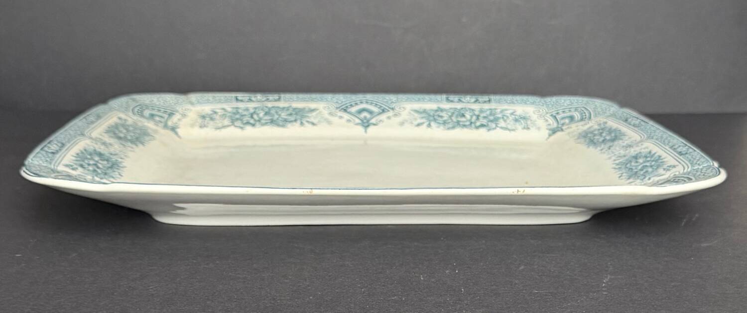 Large antique ironstone dish