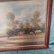 Grand tableau signé Percy