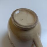 Badonviller art deco beige sauceboat with flowers