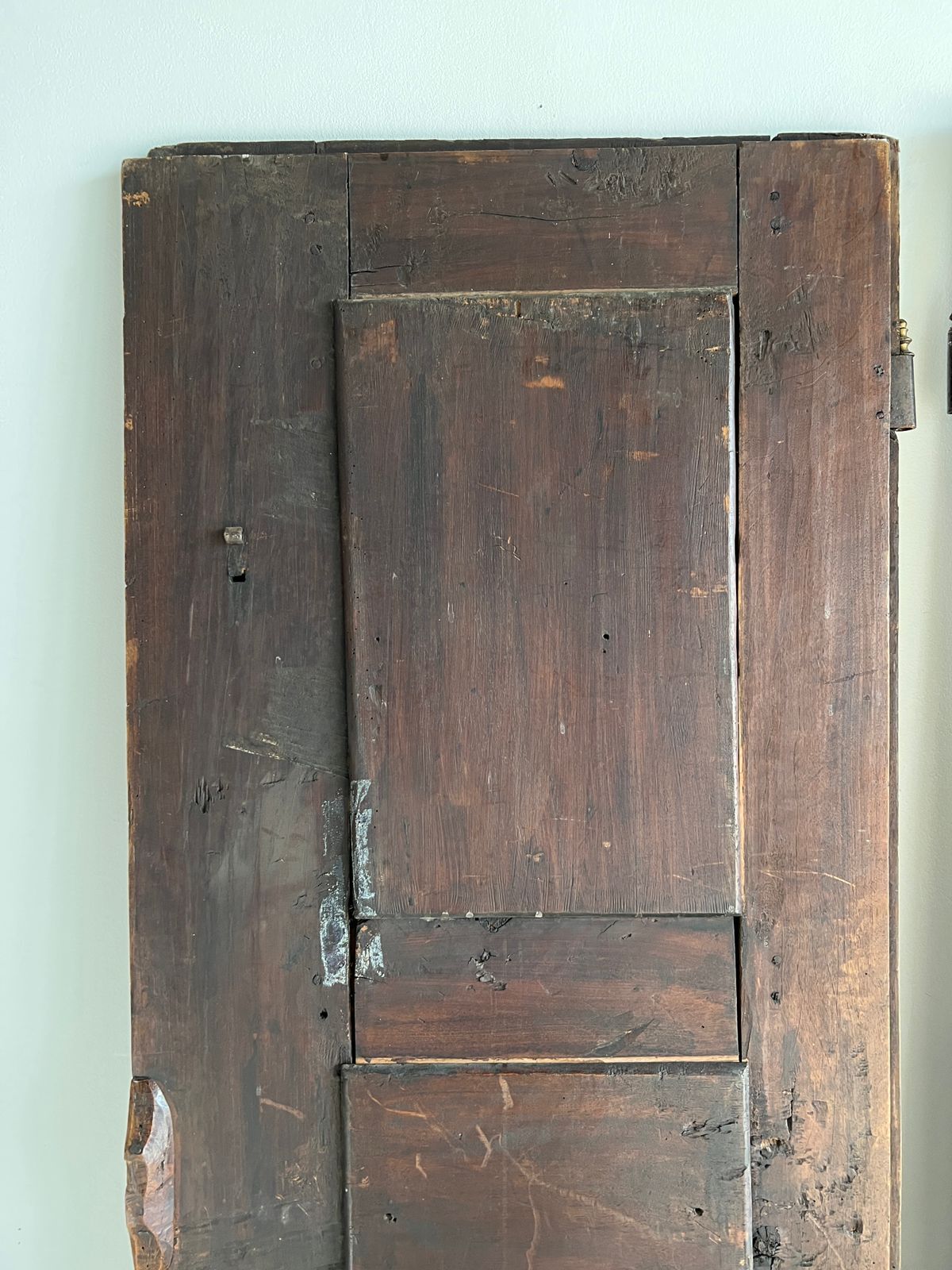 Pair of carved solid oak doors (old cabinet doors)