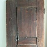 Pair of carved solid oak doors (old cabinet doors)