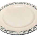 Service plate Faïence R&A (Rigale and Ameline) Salins Model Récamier