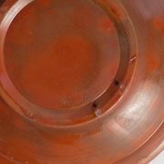 Brown & Cream White Stoneware Bowl by Andersson & Johansson, Höganäs, 1920s